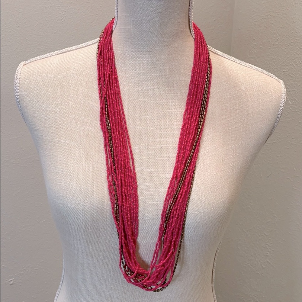 Pink beaded Necklace
